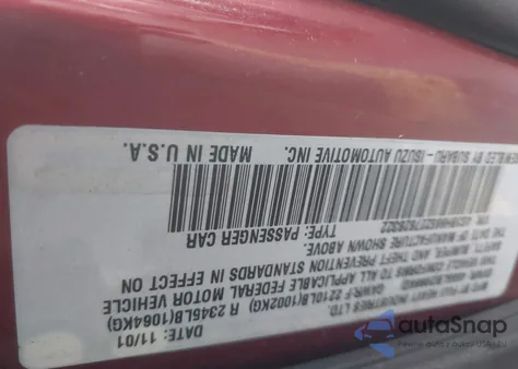 2002 Subaru Outback z USA, uszkodzony, nr VIN 4S3BH665227628322